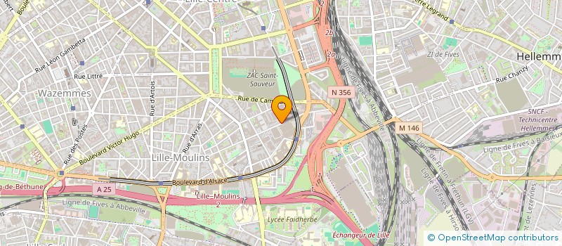 localisation de l'entreprise BROOK'LILLE à LILLE