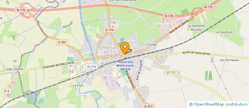 localisation de l'entreprise BROOKLYN  PONTORSON