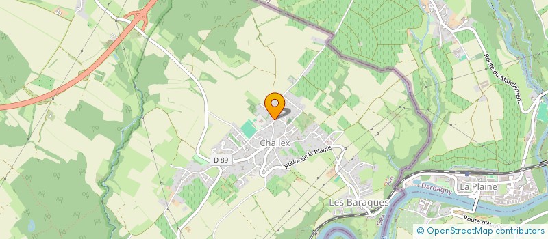 localisation de l'entreprise BROOKMANS à CHALLEX