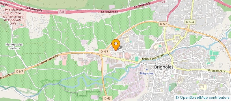 localisation de l'entreprise BROOKS COMPANY  BRIGNOLES