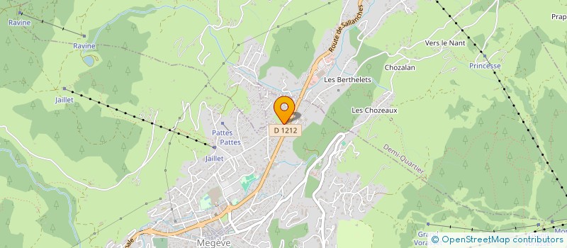 localisation de l'entreprise BROPROM  MEGEVE