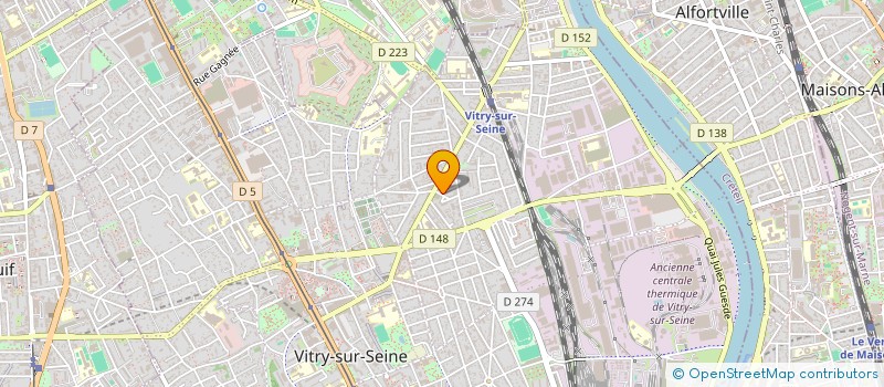 localisation de l'entreprise BROQ BAT à VITRY-SUR-SEINE