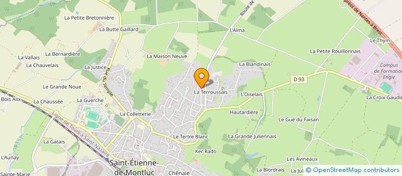 localisation de l'entreprise BROQUEN à VIGNEUX-DE-BRETAGNE