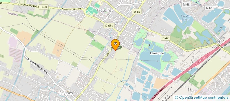 localisation de l'entreprise BROQUERE T.P.  SEYSSES