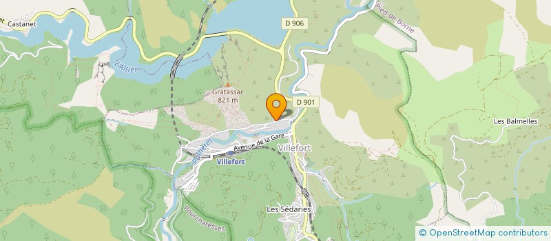 localisation de l'entreprise BROQUERIE PONCELAIN  VILLEFORT