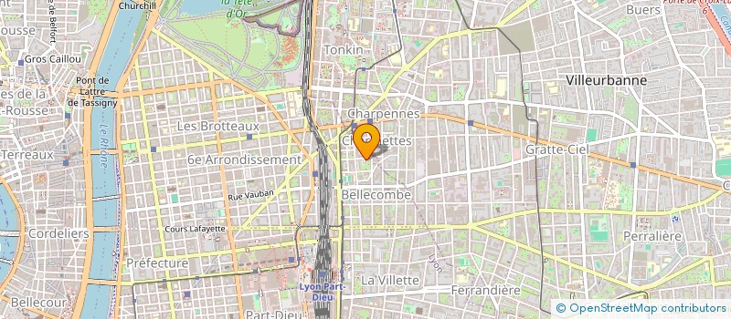 localisation de l'entreprise BROQUIN  LYON