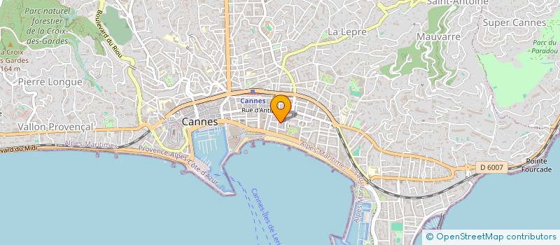 localisation de l'entreprise BROS à CANNES