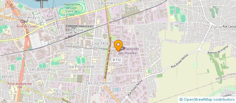 localisation de l'entreprise BROS  VAULX-EN-VELIN