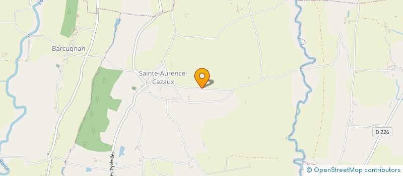 localisation de l'entreprise BROS INC.  SAINTE-AURENCE-CAZAUX