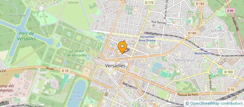localisation de l'entreprise BROSSARD à VERSAILLES