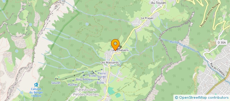 localisation de l'entreprise BROSSARD DAVID  PLATEAU-DES-PETITES-ROCHES