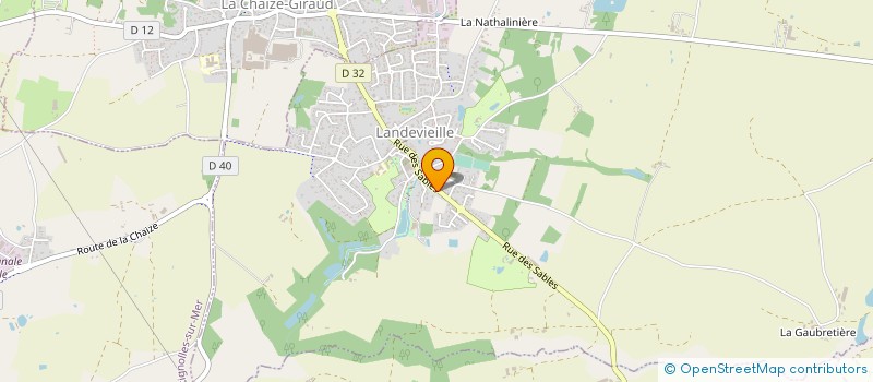 localisation de l'entreprise BROSSARD ELECTRICITE à LANDEVIEILLE