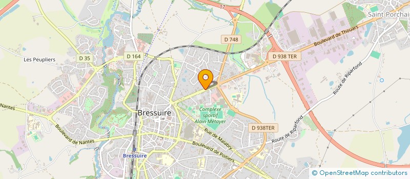 localisation de l'entreprise BROSSARD - RENOVATION DU BATIMENT - GENERALE DU BATIMENT  BRESSUIRE