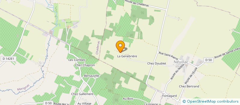 localisation de l'entreprise BROSSARD ROMAIN  NEUILLAC