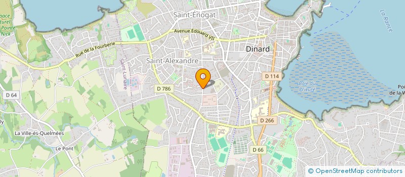 localisation de l'entreprise BROSSAULT LEBEAU  DINARD