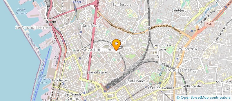 localisation de l'entreprise BROSSE & BALAI SERVICE à MARSEILLE