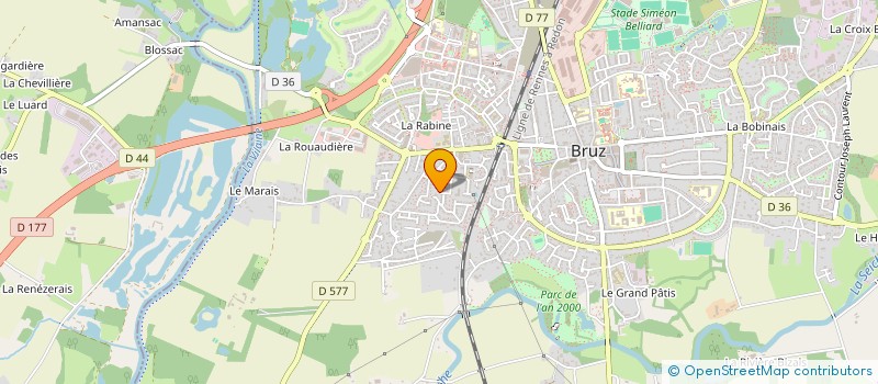 localisation de l'entreprise BROSSE DEVELOPPEMENT  BRUZ