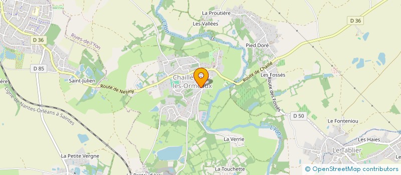 localisation de l'entreprise BROSSEAU  RIVES DE L'YON