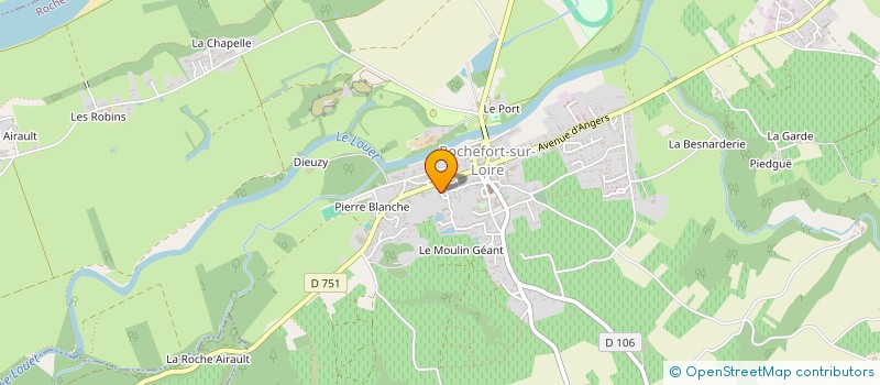 localisation de l'entreprise BROSSEAU AMENAGEMENT EXTERIEUR  ROCHEFORT-SUR-LOIRE