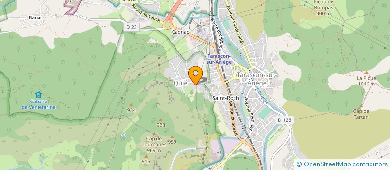 localisation de l'entreprise BROSSERIE INDUSTRIEL COMMERCIAL ARIEGE à ARIGNAC