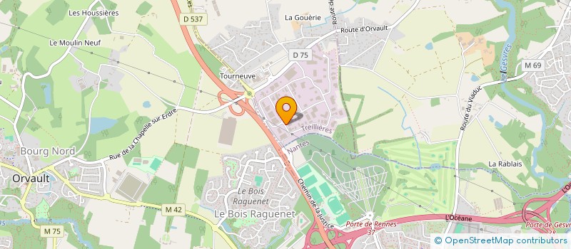 localisation de l'entreprise BROSSERIE JULIO à TREILLIERES