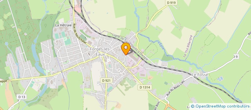 localisation de l'entreprise BROSSERIE LECLERC NOEL à FORGES-LES-EAUX