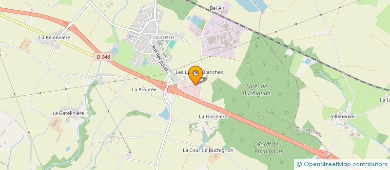 localisation de l'entreprise BROSSET SARL à FOUGERE