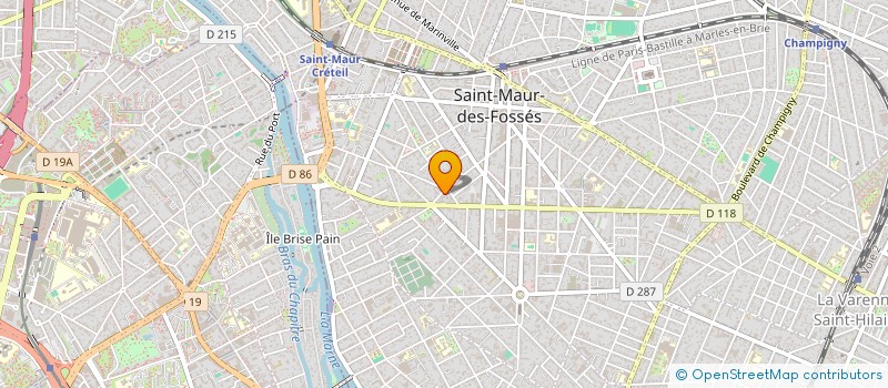 localisation de l'entreprise BROSSEUR à SAINT-MAUR-DES-FOSSES