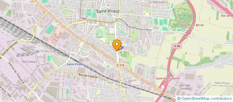 localisation de l'entreprise BROSSEXPRESS à SAINT-PRIEST