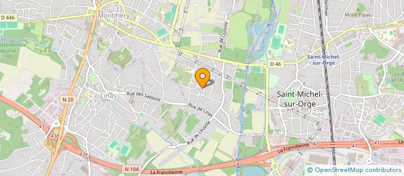 localisation de l'entreprise BROSSIER à LONGPONT-SUR-ORGE