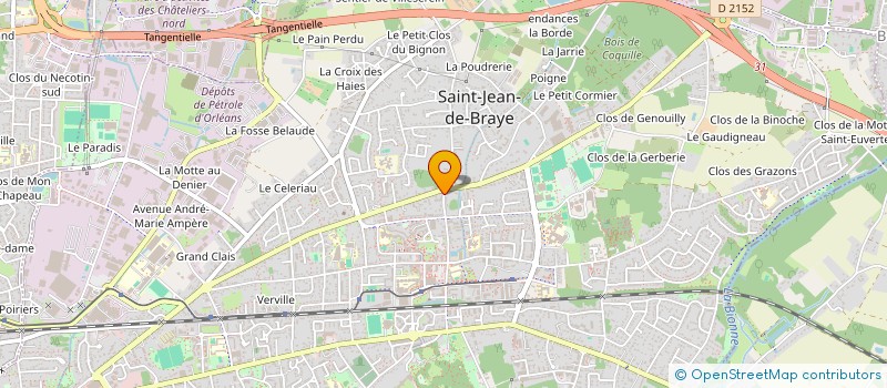 localisation de l'entreprise BROSSIER ET CAZES à SAINT-JEAN-DE-BRAYE