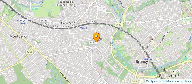 localisation de l'entreprise BROSSOLETTE  BRUNOY