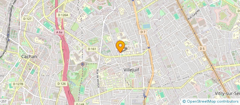 localisation de l'entreprise BROSSOLETTE IMMO à VILLEJUIF