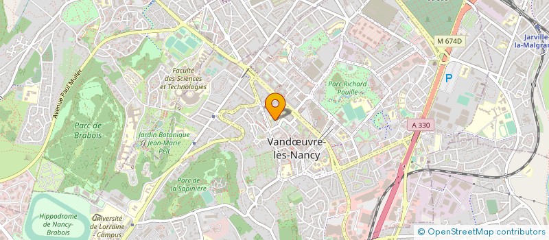 localisation de l'entreprise BROSSOLETTE VAND  VANDUVRE-LES-NANCY