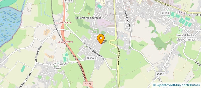 localisation de l'entreprise BROST FRERES  LE VAL-SAINT-PERE