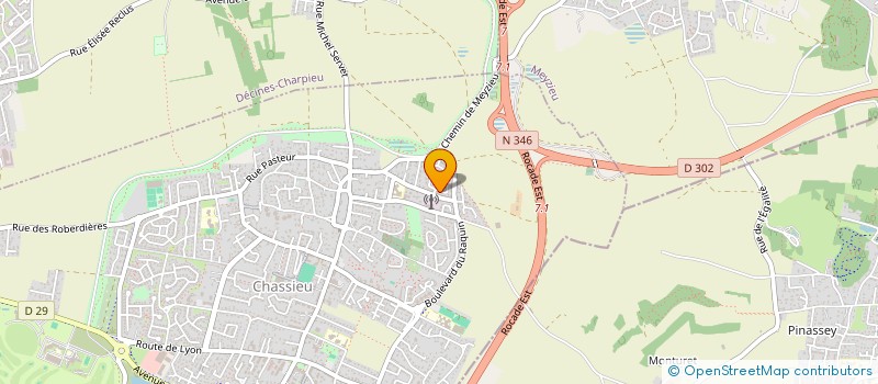 localisation de l'entreprise BROT'HER  CHASSIEU