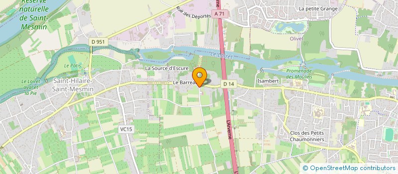 localisation de l'entreprise BROTANDIERE  ARDON
