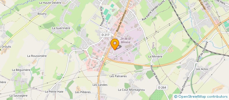 localisation de l'entreprise BROTCH INVEST à FLERS