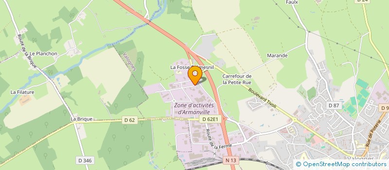 localisation de l'entreprise BROTEK  VALOGNES