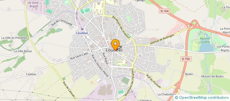localisation de l'entreprise BROTELANDE-HOLDING à LOUDEAC