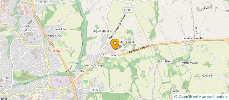 localisation de l'entreprise BROTHER  LANNION