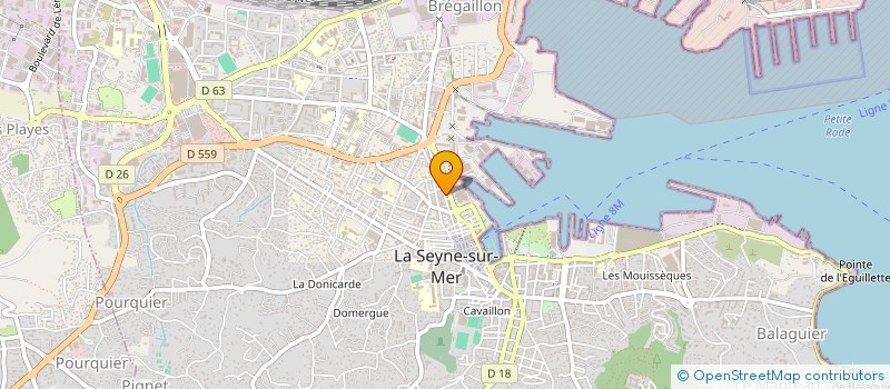 localisation de l'entreprise BROTHER à LA SEYNE SUR MER