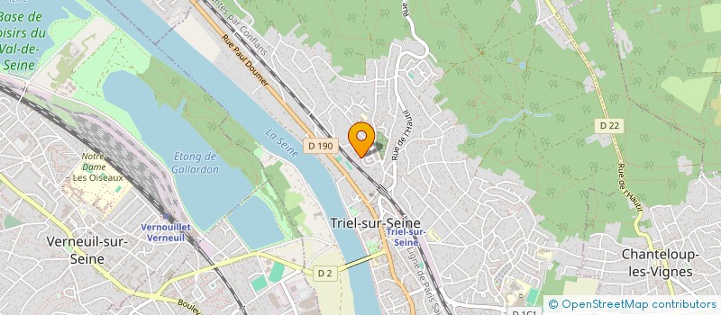 localisation de l'entreprise BROTHER & BROTHER  TRIEL-SUR-SEINE