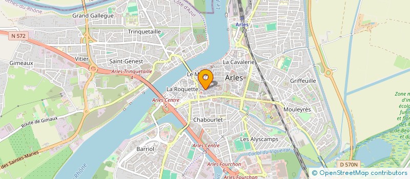 localisation de l'entreprise BROTHER ET CO à ARLES