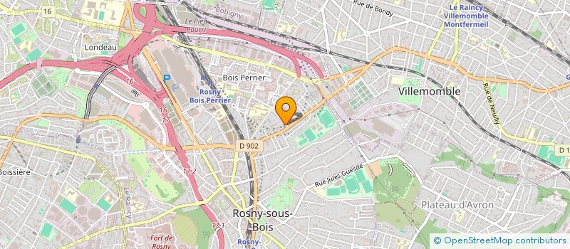 localisation de l'entreprise BROTHER MAN à ROSNY-SOUS-BOIS
