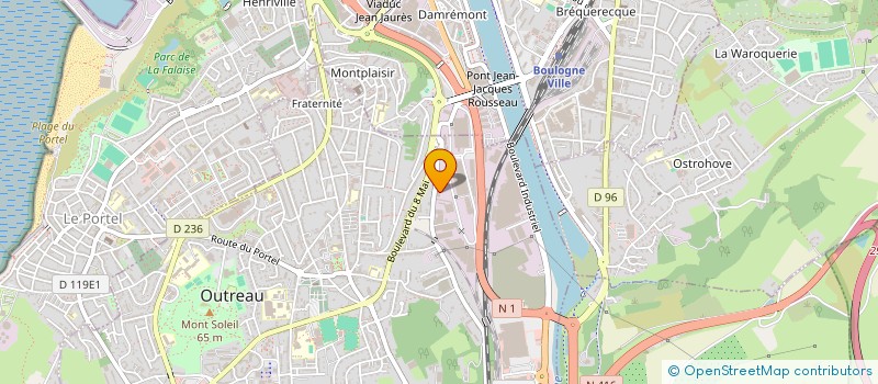 localisation de l'entreprise BROTHER'S FACTORY  OUTREAU