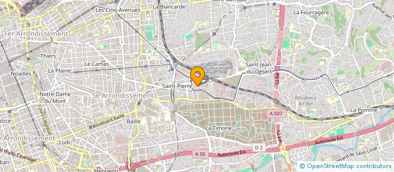 localisation de l'entreprise BROTHER&SISTER à MARSEILLE