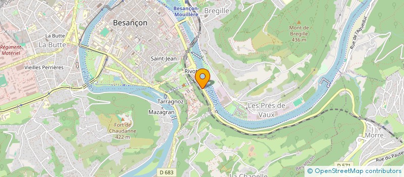 localisation de l'entreprise BROTHERHOOD à BESANCON