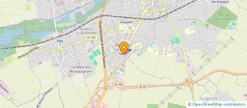 localisation de l'entreprise BROTHERS à ARPAJON