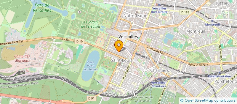 localisation de l'entreprise BROTHERS AND CO DESIGN à VERSAILLES